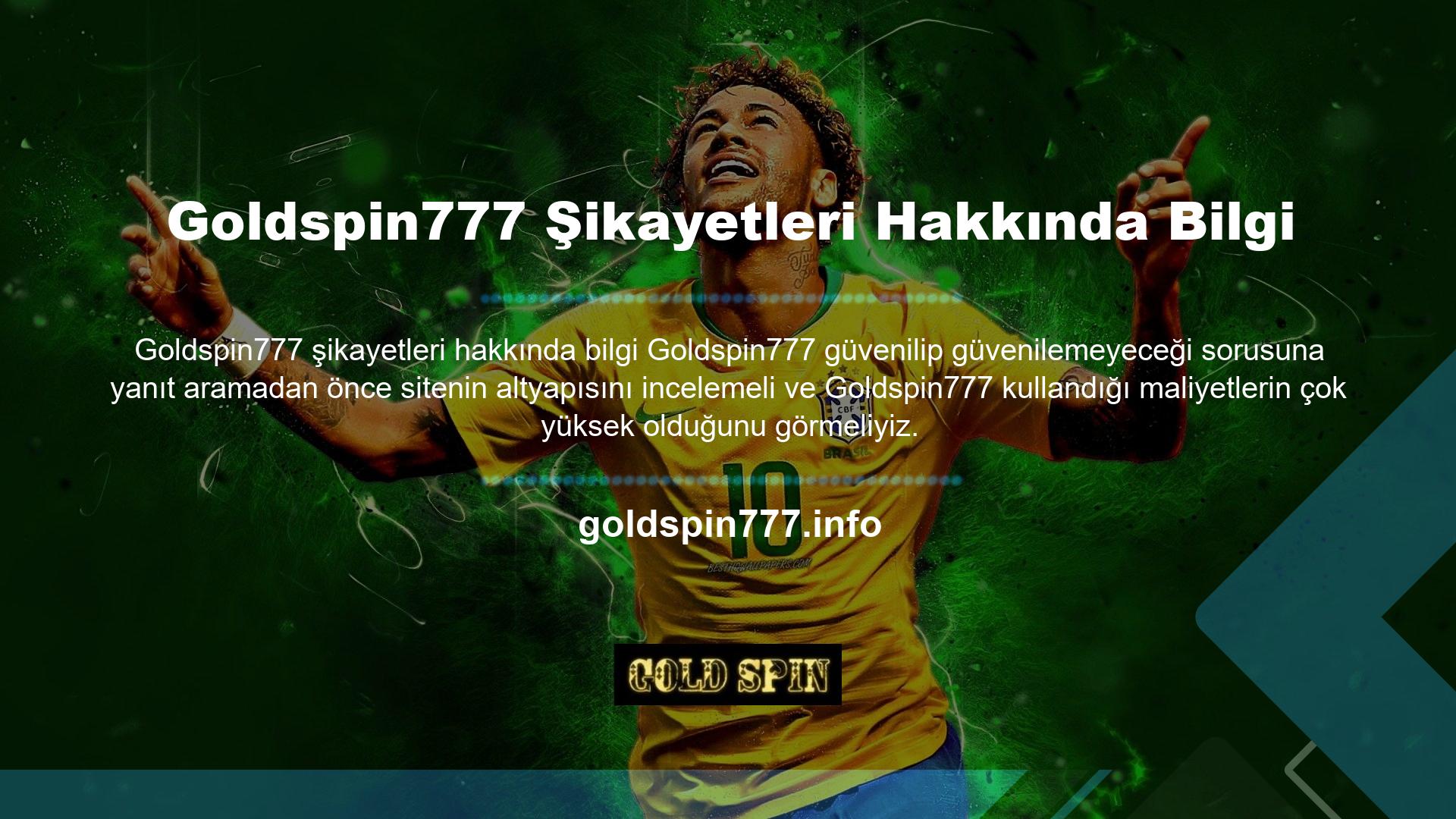 Başka hiçbir bahis şirketi Goldspin777 daha iyi bir kullanıcı arayüzüne sahip değildir
